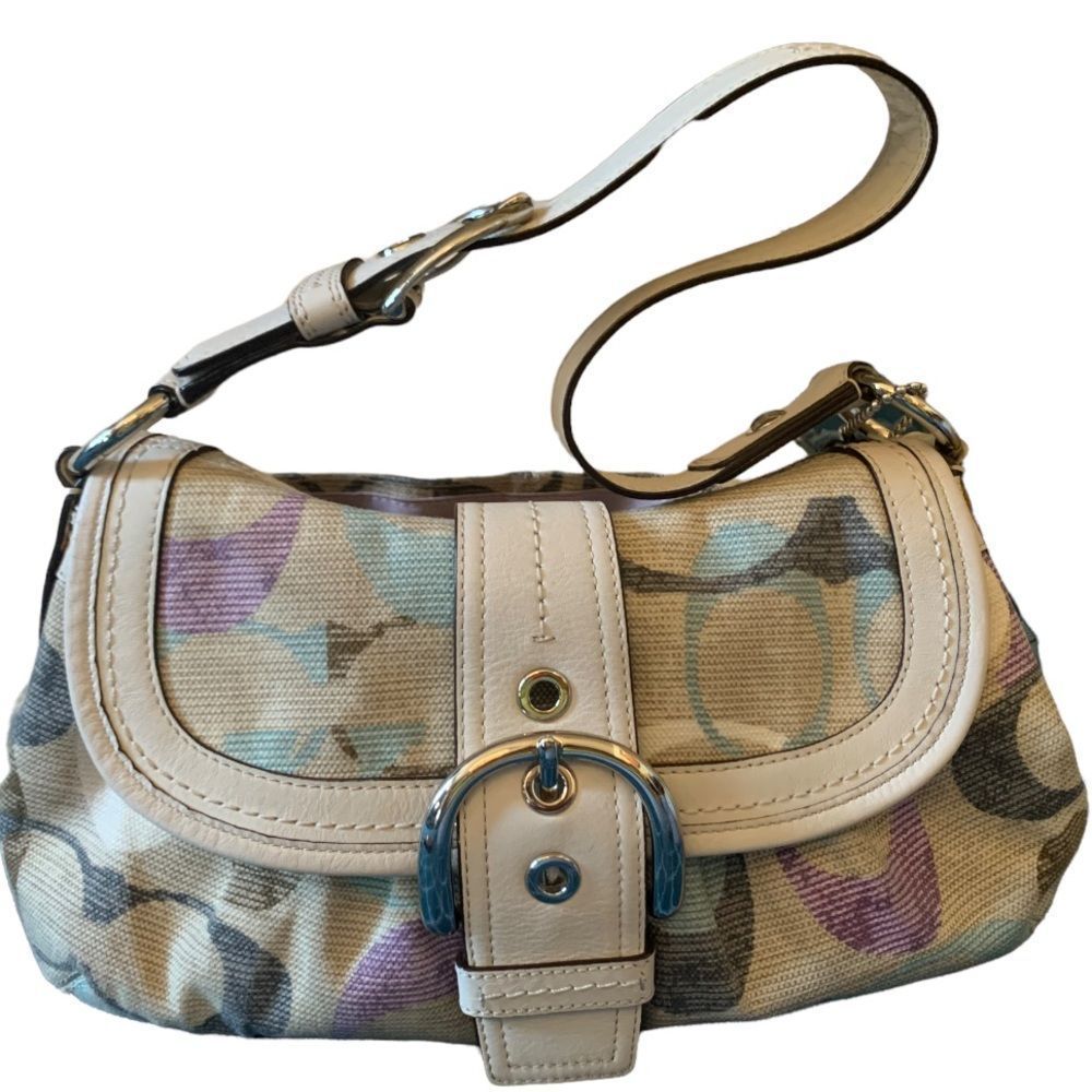 Coach Soho Optic Linen Shoulder Bag: A1167-F17062